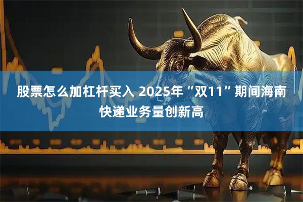 股票怎么加杠杆买入 2025年“双11”期间海南快递业务量创新高